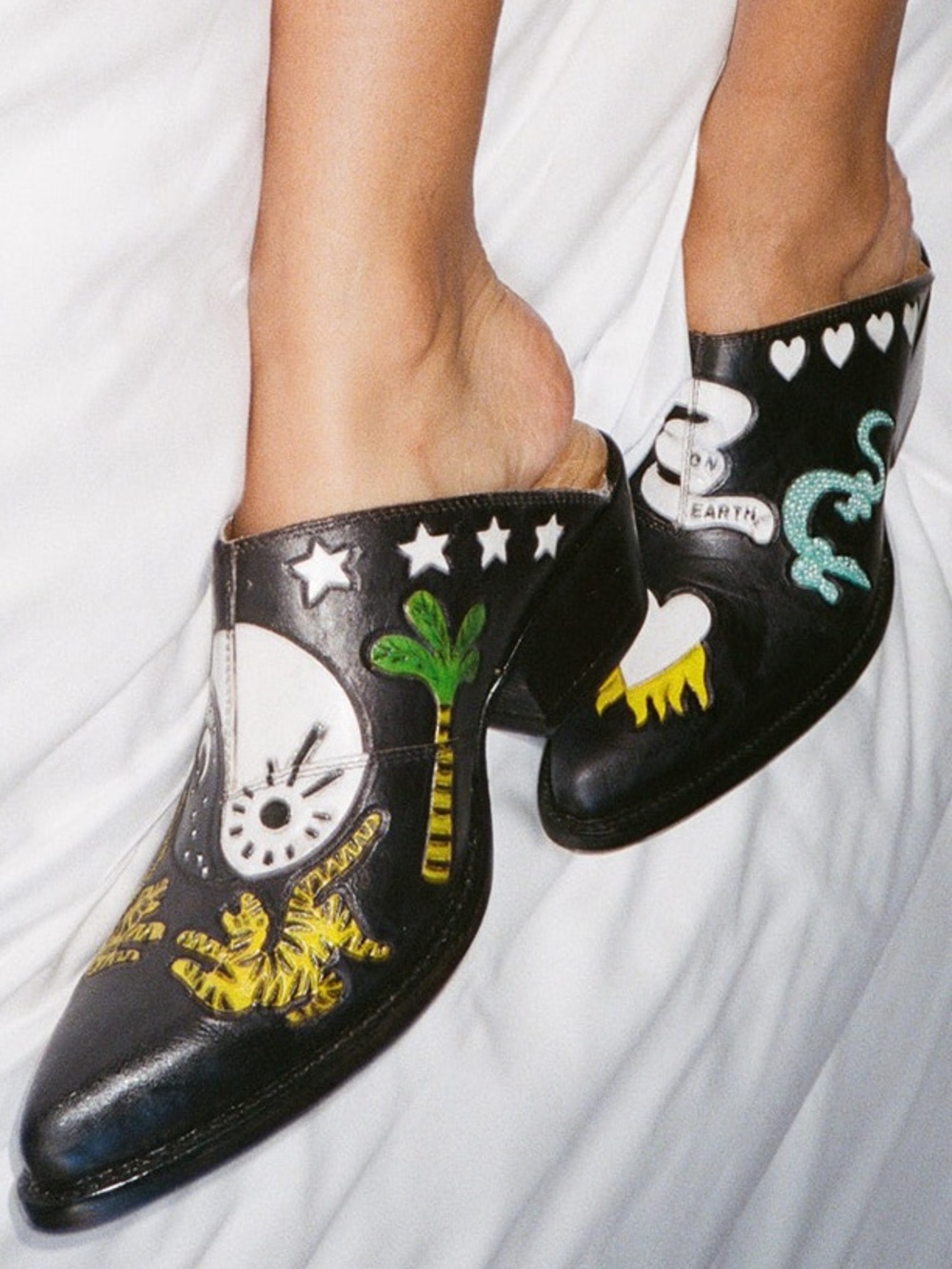 Brother Vellies’ 2020 Doodle Mule from their 2020 collection. - Picture 2 of 16